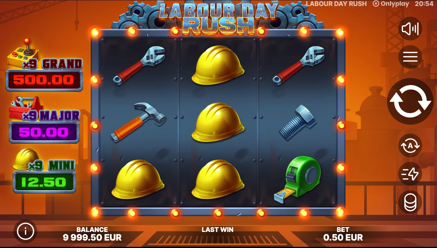 Labour Day Rush — OnlyPlay industrial slot